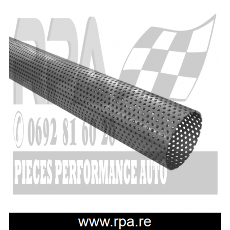 TUBE PERFORE INOX DIAMÈTRE 50MM